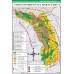 MAPA GEOGRAFIA ROMANIEI - 6 PLANSE A3 PLIATE PLASTIFIATE